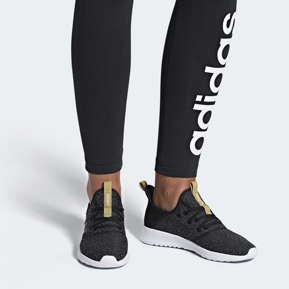 adidas cloudfoam pure women's sneakers grey